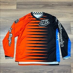 Troy Lee Designs GP BMX Race Jersey Motocross Jersey in Joker Orange/Black - XL